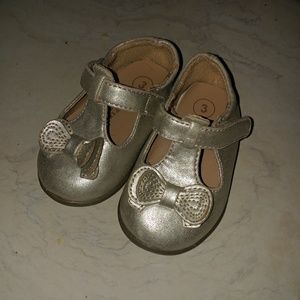 Gold toddler dress shoes